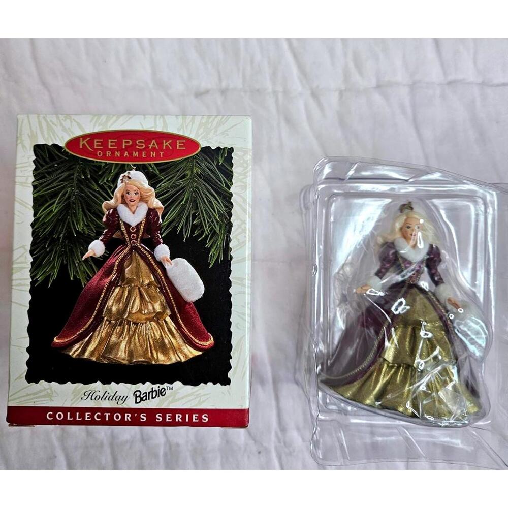 1996 Hallmark Keepsake Holiday Barbie Ornament - Collector's Series
